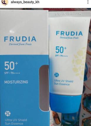 Frudia ultra uv shield sun essence spf50+ pa++++ - солнцезащитная крем-эссенция для лица