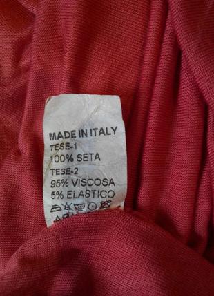 Шелковая блуза  италия.6 фото