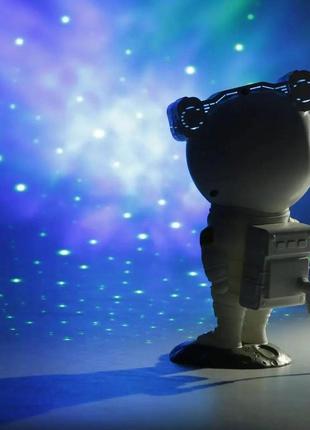 Проектор-ночник космонавт звездное небо в детскую, светильник космонавт, ночник...
