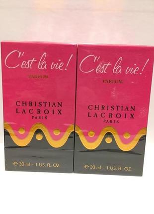 C’est la vie christian lacroix 30 ml духи винтаж оригинал c'est la vie christian lacroix cest la vie christian lacroix