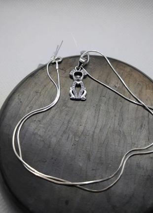 Срібна родована підвіска 925 проба (серебро ,срібло ,подвес)