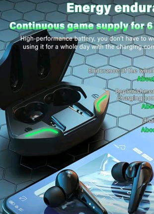 Безпроводні блютузовські навушники g11 wireless 5.3 bluetooth.