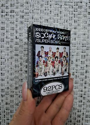 Ломо карти стрей кідз lomo cards stray kids social path super bowl 60 карток +32 стікери