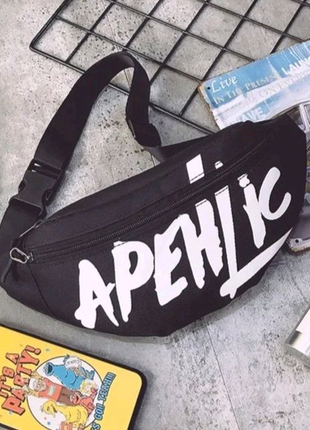 Рюкзак-"бананка" чорна. нова.