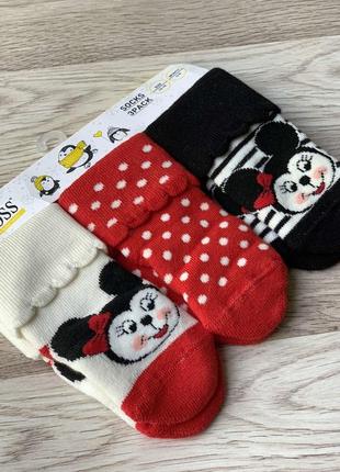 Дитячі махрові шкарпетки для дівчинки набір з 3 пар турецької фірми bross3 фото