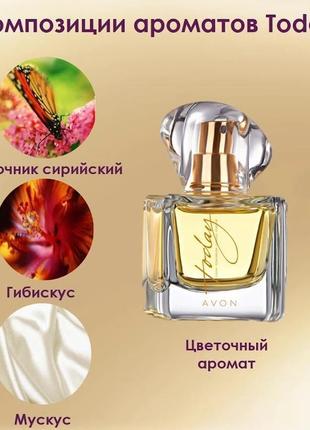 Парфюмована вода today. 100 ml. avon. нова.