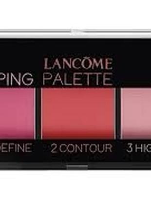Палетка румяна хайлайтер lancome