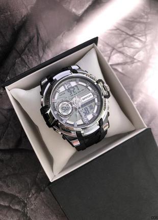 Наручний годинник sanda 6015 black-silver