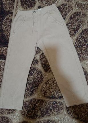 Новые детские вельветовые брюки zara для мальчика 104-110 размер2 фото