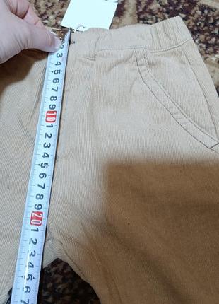 Новые детские вельветовые брюки zara для мальчика 104-110 размер9 фото