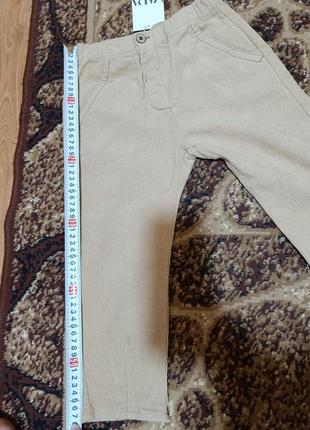 Нові дитячі вельветові штани zara для хлопчика 104-110 розмір10 фото