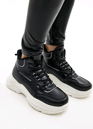 Кросівки emilia, колір чорний1 фото