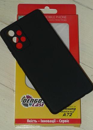 Чохол dengos carbon для samsung galaxy a725 a72 black 0834