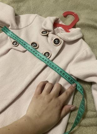 Детское весеннее пальто zara baby на 18-24 месяца, пальто на 2 рнышка, розовое пальто на девочку7 фото