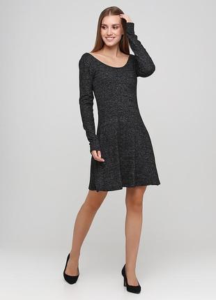 Платье, женское, теплое, размер l