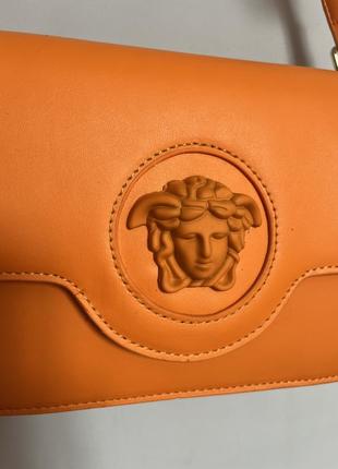 Sale💙 сумка нова жіноча помаранчева беж крос боді2 фото