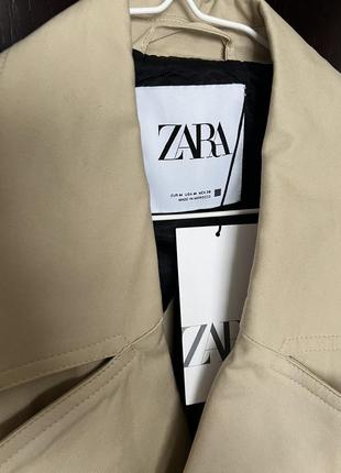 Тренч, пальто, плащ zara, оригінал, розмір m, зара3 фото