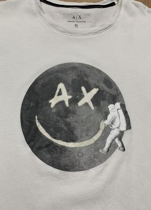 Ax armani exchange smile from space шикарная футболка с интересным лого4 фото