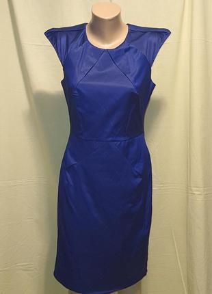 Коктейльне вечірнє плаття-футляр міді виріз на спинці comely 402 фото