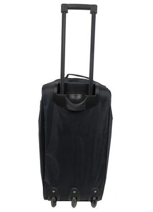 Малая колесная дорожная сумка 54l trolleygo черная3 фото
