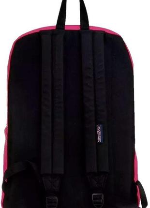 Яскравий міський рюкзак 25l jansport superbreak малиновий4 фото