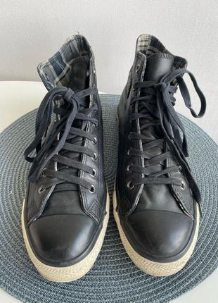 Високі кеди converse unisex adults' ct as hi leather шкіряні3 фото