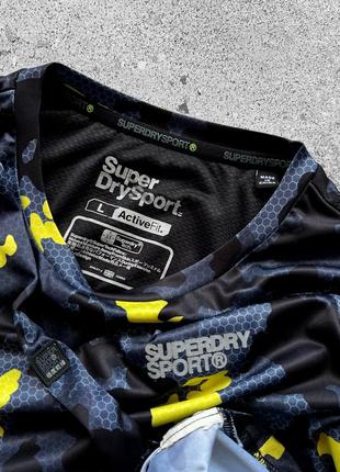 Superdry sport tech all over print t-shirt camo active fit спортивна футболка10 фото