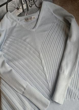Женская ажурная кофточка пуловер 100% коттон komodo8 фото