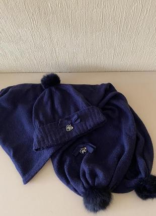 Artigli итальялия роскошный набор шапка шарф девочке 4-6 лет1 фото