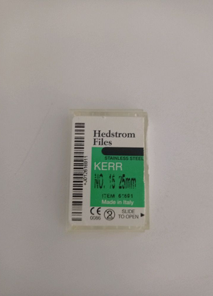Ендодонтичний інструмент hedstrom files kerr1 фото