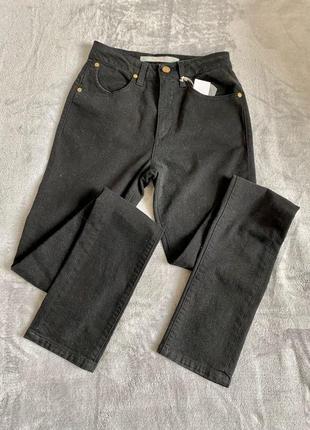 Штани, брюки, джинси, колір чорний глітер, повсякденні стильні шт6 фото