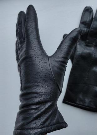 Шкіряні рукавички marks&spencer жіночі рукавички з натуральної м'якої шкіри2 фото