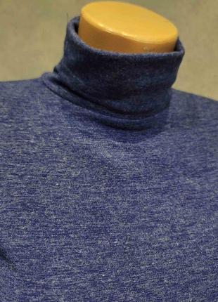 Гольф базовий меланж синій