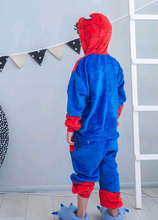 Костюм кігурумі людина павук для хлопчика (спайдермен)3 фото