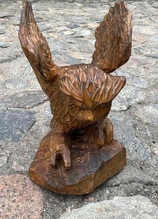 Статуэтка из дерева, фигурка из дерева, статуэтка "сова", скульптура из дерева, фигурка деревянная "филин"8 фото