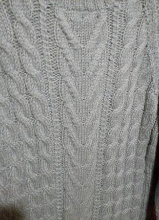 В'язаний светр з аранами ручна робота4 фото