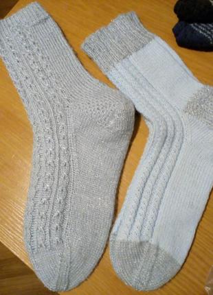 В'язані подарункові шкарпетки ручна робота8 фото