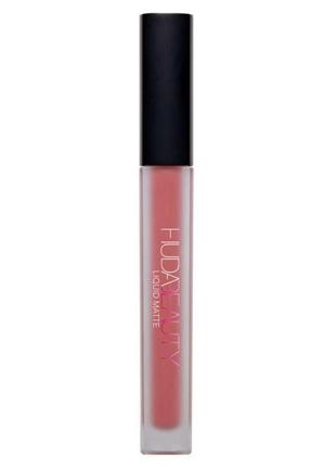 Жидкая матовая помада huda beauty liquid matte lipstick bombshell 3.6 мл7 фото