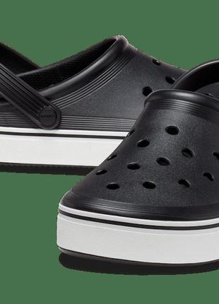 Crocs off court clog мужские клоги, сабо крокс черные м11, м12.3 фото