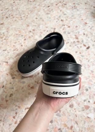 Crocs off court clog мужские клоги, сабо крокс черные м11, м12.7 фото