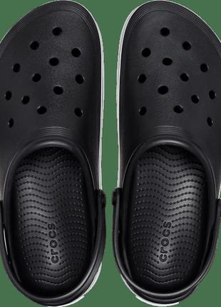 Crocs off court clog мужские клоги, сабо крокс черные м11, м12.4 фото