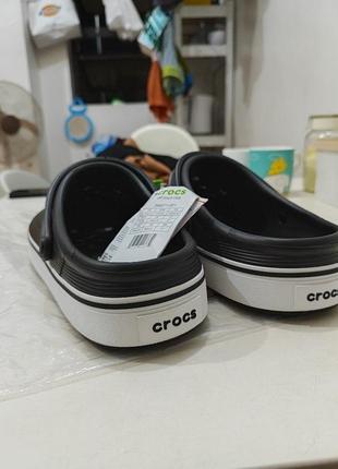 Crocs off court clog мужские клоги, сабо крокс черные м11, м12.10 фото