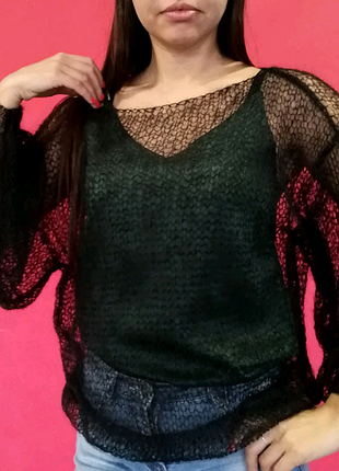 Светр павутинка ручної роботи