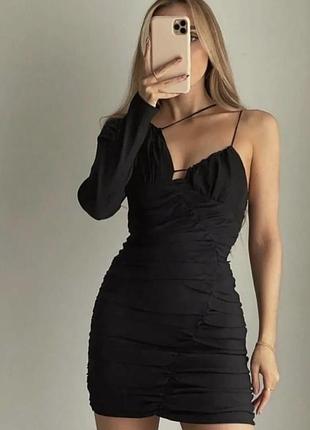Сукня zara,плаття зара,чорна сукня,сукня з льону