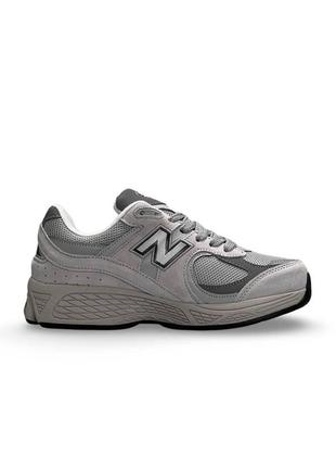 Жіночі кросівки new balance 2002r gray сірі повсякденні кроси з натуральної замші нью баланс7 фото