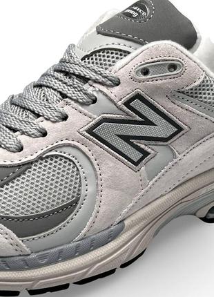 Жіночі кросівки new balance 2002r gray сірі повсякденні кроси з натуральної замші нью баланс2 фото