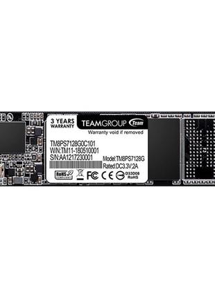 Накопичувач ssd 128gb team ms30 m. 2 2280 sataiii tlc (tm8ps7128g