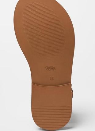 Босоніжки zara зара (іспанія) розмір 29 eu жіночі шкіряні ориг2 фото