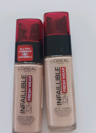 Тональні креми loreal infallible