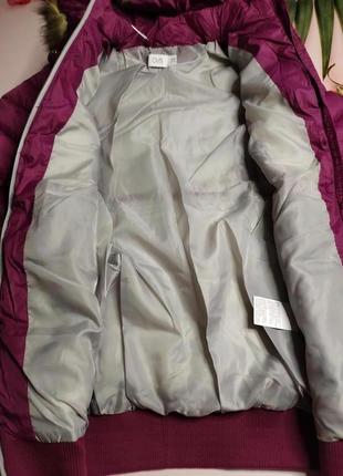 Гарна довга куртка для дівчинки ovs 10/11 років єврозима3 фото